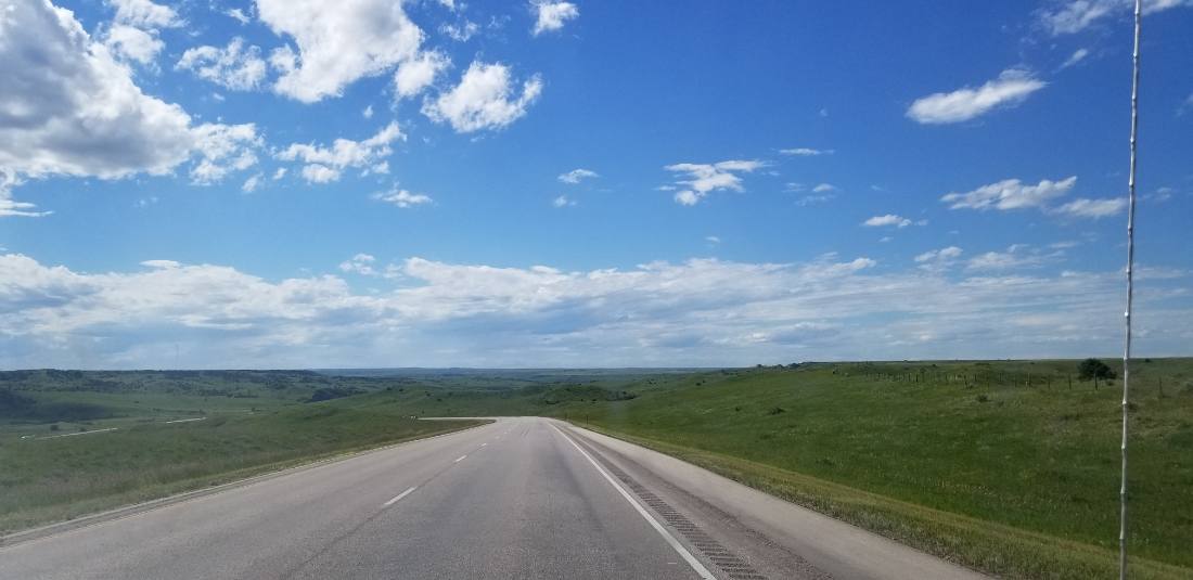 Westward — statues, plains & towns